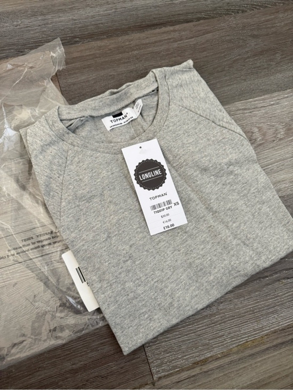 NWT Topman Short Sleeve Tee Size Small